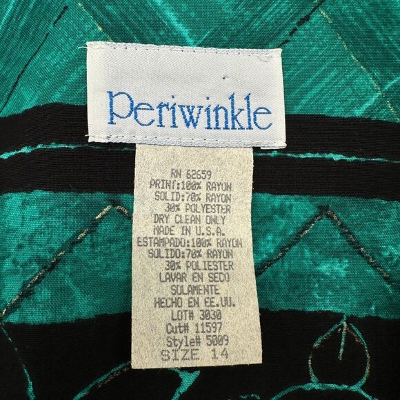 Vintage Jacket Cardigan Size 14 Open Front Long Sleeve Shoulder Pads Made in USA - Picture 8 of 9